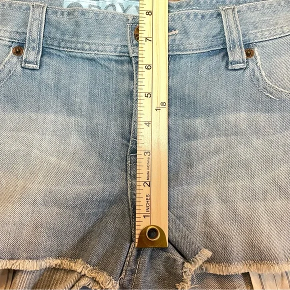 Y2K Roxy Low Rise jeans shorts size 9 - Picture 8 of 9